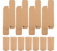 MAGICLULU Cajas Pequeñas para Aceites Esenciales y Bálsamos Labiales, Diseño Portátil de Cartón Papel, 50 Unidades, Color Caqui para Diferentes Lugares y Regalos