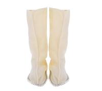 MAGICLULU Calcetines Altos para Botas de Lluvia para Mujer, Forro Interior Cálido de Felpa Corta, Calcetines Hunter Impermeables para Trabajo y Senderismo en Clima Frío