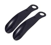 MAGICLULU Calzador de Plástico Mini 2 Piezas Azul para Zapatos Deportivos y Formales, Práctico y Compacto para Uso Diario y Viajes, Ayudante Ligero para Poner y Quitar Calzado Fácilmente