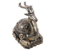 MAGICLULU Cenicero de Ciervo Vintage Cenicero de Metal para Exterior Interior para Salón Jardín o Balcón para Cigarrillos y Tabacos