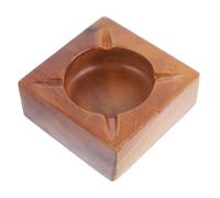 MAGICLULU Cenicero De Madera Creativo Cenicero Ajustable Cenicero Portátil para Exteriores Cenicero Vintage De Escritorio Resistente Al Viento Póster Estético Decoración Retro LED