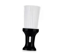 MAGICLULU Cepillo Barbería Cuello Con Dispensador Talco Plumero Plano Peluquería Profesional Para Limpieza y Corte Accesorio Estilistas Negro y Blanco