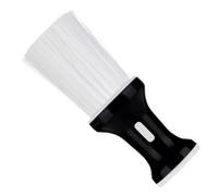 MAGICLULU Cepillo Plano para Peluquería Negro Función para Añadir Talco, Elimina Cabello, Material Pp, Adecuado para Salón y Corte de Peluca