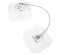 MAGICLULU Cerradura sin Perforaciones para Refrigerador Diseño Cuadrado, Material Metálico y Plástico, Cierre de Seguridad para Armarios y Protección en Espacios Infantiles