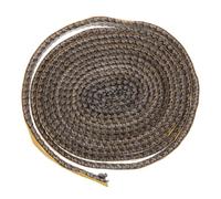 MAGICLULU Cinta Autoadhesiva para Junta de Estufa de Leña, Fibra de Vidrio Resistente al Calor, 3 Mm X 12 Mm X 2 M, Sello Plano para Puerta de Chimenea, Accesorio para Repuesto de Hogar
