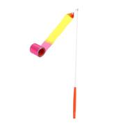 MAGICLULU Cinta de Gimnasia Rítmica 3,6 M con Mango de Fibra de Vidrio, Material Brocado, Adecuado para Danza y Gimnasia Artística Color Aleatorio