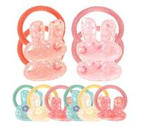 MAGICLULU Cintas Elásticas Cuerda para Pelo Confiable 10 para Pelo de Mascota con Diseño de Conejito en Navidad y Día de Acción de Gracias para Perros Pequeños y Gatos