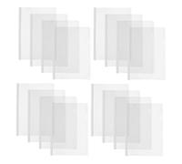 MAGICLULU Clips de Plástico para Encuadernadora de Diapositivas B5 Blanco, 20 Piezas, Material Pp, para Almacenamiento y Exhibición de Documentos en Oficina