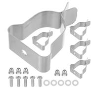 MAGICLULU Clips de Resorte para Cubiertas de Pozos de Ventanas Kit de Fijación de Acero Inoxidable para Paneles de Vidrio 5 Juegos Tornillos y Tuercas Accesorios para Instalación de