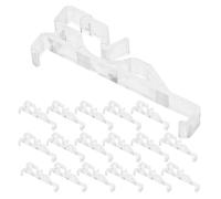 MAGICLULU Clips Transparentes para Cenefa de Persiana 2,5 Pulgadas, 36 Piezas de Plástico Ocultos para Reparación y Fijación en Ventanas, Accesorios Duraderos para Persianas Horizontales