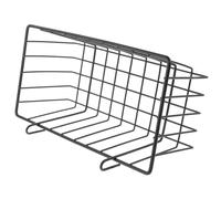 MAGICLULU Comedero de Heno para Conejo Colgante de Metal Jaula Mediana Negra Accesorio Práctico para Chinchillas y Pequeños Animales Fácil de Instalar y Mantener Limpio