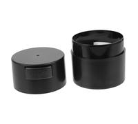 MAGICLULU Contenedor para Pegamento de Pestañas con Cierre Hermético y Prensa Tarro Sellado Resistente la Humedad Envase Compacto y Duradero para Extensiones de Pestañas Color Negro