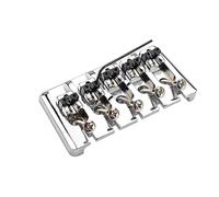 MAGICLULU Cordal Fijo de Metal para Guitarra 5 Cuerdas, Pieza de Puente Resistente y Duradera, Accesorio para Interpretación y Reparación, Compatible Guitarras Eléctricas, Uso Profesional