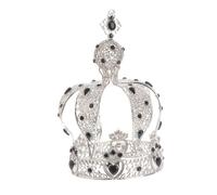 MAGICLULU Coronas Gitana Coronas Reina 2 Piezas De Boda Hair Topper De Novia Retro De Mujer Tiara De Novia Decoración De Boda Novia Retro Tocado De Novia Antiguo Sombrerería