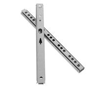 MAGICLULU Correderas Extensibles para Cajones 17mm Ancho, Guía Doble Dirección Cojinetes de Bolas, Rieles de Acero de 182mm para Muebles Pequeños, Montaje Lateral, Cierre Suave, Pack 2