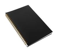 MAGICLULU Cuaderno de Registro de Inventario con Páginas de Papel Contable sin Color y Líneas Horizontales, Tapa Pp Resistente, Libro de Gestión Financiera para Oficina y Almacén,