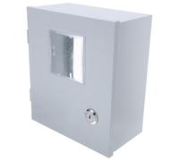 MAGICLULU Cubierta de Caja de Medidor de Energía para Montaje Superficial Diseño Abierto para Ventilación Mejorada y Tapa Transparente, Adecuado para Uso Exterior y Protección de Medidores