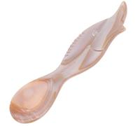 MAGICLULU Cucharas de Concha Rosa Forma de Pez para Helado y Café, Superficie Pulida y Diseño Creativo, Ideales para Uso en Casa o Cantina