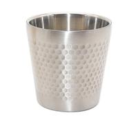 MAGICLULU Cuenco de Afeitar Diseño Redondeado Fácil de Almacenar y Resistente a Deformaciones de Acero Inoxidable 304 para Hombres Estilo Elegante y Moderno para Afeitado Diario