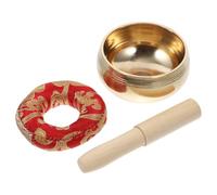 MAGICLULU Cuenco Tibetano con Efectos Calmantes y Tonos Profundos de Cobre Hecho a Mano Color Aleatorio para Meditación Adecuado para Yoga y Decoración del Hogar