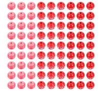 MAGICLULU Cuentas de Madera Varios estilos Día de San Valentín, 60 Piezas, Cuentas Sueltas Decorativas Rojas, Tipo Mixto, para Collares, Pulseras y Pendientes Manualidades Varios estilos