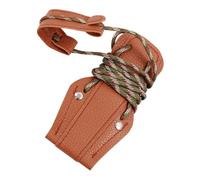 MAGICLULU Cuerda de Recurvo y Largo de Nailon Punta de Cuero Accesorio Portátil para Encordar Herramienta Auxiliar Ligera para Tiro Protección Antideslizante y Fácil Instalación