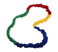 MAGICLULU Cuerda Elástica para Juegos al Aire Libre 2 M Banda Elástica de Cooperación para 2-3 Aro de Rally Arcoíris Resistente para Desarrollo Infantil y Ejercicios Equipo