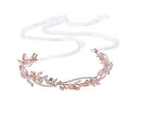 MAGICLULU diadema de cristal hair topper diadema nupcial tiara para la boda de la novia accesorios pelo mujer accesorios para el cabello de la novia banda de pelo para mujer oro