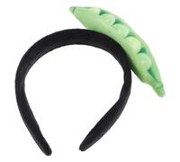 MAGICLULU Diadema de Felpa Diseño de Guisantes Verdes, Accesorio Divertido Cabello, Banda para Lavado Facial y Cosplay, Diadema Ligera para Fiesta y Cuidado Personal