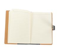 MAGICLULU Diario con Cerradura y Diseño Práctico en Color Negro, Cuaderno de Notas de Viaje con Cubierta Resistente de Pu, Adecuado para Trabajadores de Oficina y Profesores