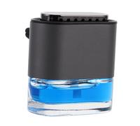 MAGICLULU Difusor de Aromas para Coche Difusor de Aceites Esenciales con Clip para Ventilación Ambientador de Fragancia Floral Accesorio Decorativo de Aluminio Gris para Automóviles