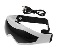 MAGICLULU Dispositivo Masaje Ocular Eléctrico Compacto con Vibración Multifrecuencia y Compresa Caliente Cuidado Electrónico para Aliviar Fatiga Visual Portátil y Recargable USB