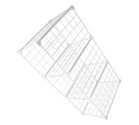 MAGICLULU Divisor para Congelador Horizontal de Metal Resistente Organizador de Estantes Ajustable para Almacenamiento de Mariscos y Alimentos Frescos Compartimento Múltiple para