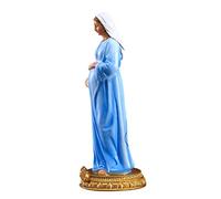 MAGICLULU Elegante Estatua De Resina De La Virgen María Embarazada Decoración Religiosa para El Hogar Adorno para La Iglesia Familia Y