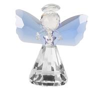 MAGICLULU Escultura de Ángel de Cristal Transparente Adorno para Decoración de Hogar de Cristal para Infantiles Decoración de Escritorio Estatua de Ángel