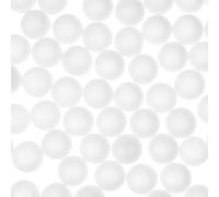 MAGICLULU Esferas Redondas de Espuma Bolas de Poliestireno Pueden Pegar y Pinchar 200 de Color Blanco para Manualidades DIY para Proyectos Creativos y Decoraciones Festivas