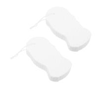MAGICLULU Esponja de Baño para Bebés 2 Piezas Color Crema Esponja de Limpieza Corporal y Natural Adultos Adecuado para Uso el Hogar y Viajes
