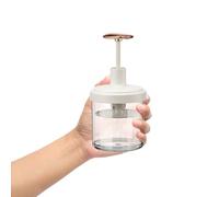 MAGICLULU Espumador Manual para Limpieza Facial, Taza de Espuma Gris Dorada, Herramienta para Gel de Ducha y Gel Limpiador, Compacto para Viaje y Uso Diario, Máquina para Hacer