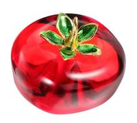 MAGICLULU Estatua De Fruta De Cristal Decorativa para Mesa Adorno Moderno De Frutas Artificiales Decoración del Hogar Europeo para Sala De Estar y Oficina Obsequio De Inauguración De Casa