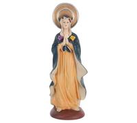 MAGICLULU Estatua de la Virgen María - Estatua de Resina de la Santísima Madre María - Escultura Religiosa de la Virgen para Mesa - Figura Mariana en Miniatura - Decoración navideña para Iglesia