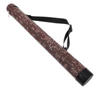 MAGICLULU Estuche de Bambú para Flauta G Bolsa Bandolera Portátil con Correa Humidificador Estuche Protector para Flauta para Transporte y Almacenamiento