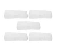 MAGICLULU Estuche Transparente Rígido para 5 Maquinillas de Afeitar Manuales Caja Portátil de Plástico Pequeño 145X5X3 CM Protector de Viaje Seguro para Hombres Organizador Compacto