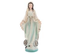 MAGICLULU Figura de la Santísima Madre, Nuestra Señora de Guadalupe, Estatua Mariana, Pequeña Virgen María Católica, Escultura de Resina, Decoración Religiosa de Mesa