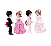 MAGICLULU Figuras De Novios De Silicona Decoración De Esculturas Estatua Adornos para Tartas y Decoración De Novios