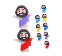 MAGICLULU Figuras Pequeñas De Jesús 10 Unidades Decoración De Pascua Ideal para Niños