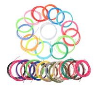 MAGICLULU Filamento de Impresora 3d Pcl Baja Temperatura 1,75 Mm, 3 Metros, 30 Colores, Accesorio para Bolígrafo 3d Profesional, Recambios para Impresión Artística y Fabricación Aditiva