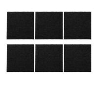 MAGICLULU Filtro de Carbón Activado Negro para Cubo de Basura, Accesorio de Filtración Esponja Filtrante, Paquete de 6 Piezas, Reduce Olores y Limpia Tuberías