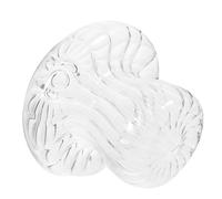 MAGICLULU florero de Vidrio champiñón decoración de Setas florero Claro decoración Retro Decorativo Largo Adorno florero de terrario de Hongos jarrón de Hongos Transparent