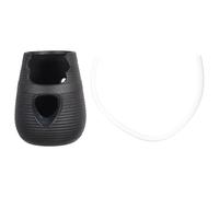 MAGICLULU Fuente de Cascada de Cerámica con Jarra Pequeña y Sistema de Circulación para Peceras Estanques y Jardines Soporte para Plantas Acuáticas y Decoración Paisajística