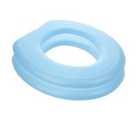 MAGICLULU Funda de Cojín para Tapa de Inodoro Eva Gruesa 2 Piezas Azul, Almohadilla Lavable y Cálida para Baño, Funda Protectora Antideslizante para Asiento de Inodoro